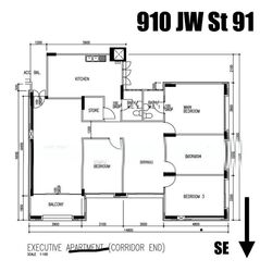 Blk 910 Jurong West Street 91 (Jurong West), HDB Executive #570697901